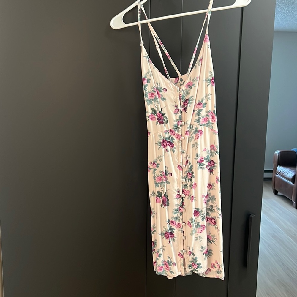 Pink Floral Dress